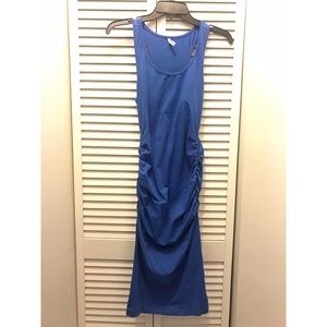 NWOTSleeveless Racerback Tank Ruched Bodycon Dress
